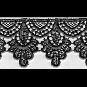 30 Yards - Venise Lace - 1 3/4 inch - Black